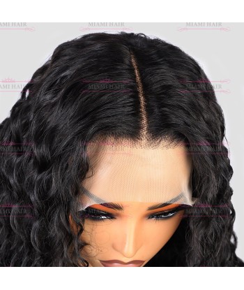 Wig 13x4 Water Wave Wig Wigh Wike - met bijna dubbel getrokken effect en maximaal Remy Hair Volume vous aussi creer 