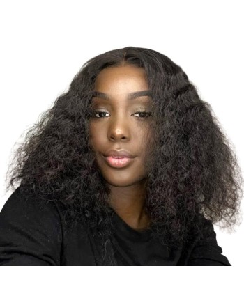 Front lace 4x4" Deep Wave Brun Foncé basket pas cher