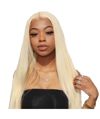 T-Lace Raide Blond Platine vente chaude votre 