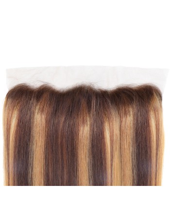 Lace Frontal Straight | Chatain Méché Blond | P4/27 13x4 le des métaux précieux