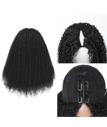 Perruque V-Part Kinky Curly Brun Foncé store