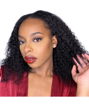 Perruque V-Part Kinky Curly Brun Foncé store