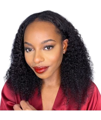 Perruque V-Part Kinky Curly Brun Foncé store