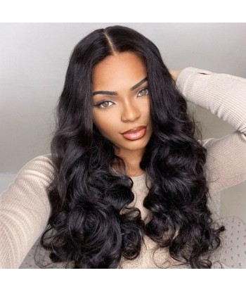 Prédécoupé Front lace 13x4" Body Wave Brun Foncé « prêt-à-porter » Vous souhaitez 