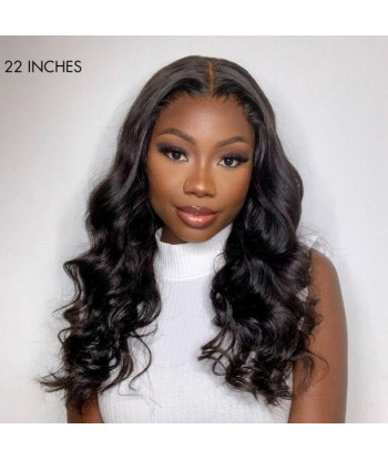 Prédécoupé Front lace 13x4" Body Wave Brun Foncé « prêt-à-porter » Vous souhaitez 