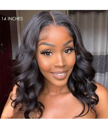 Prédécoupé Front lace 13x4" Body Wave Brun Foncé « prêt-à-porter » Vous souhaitez 