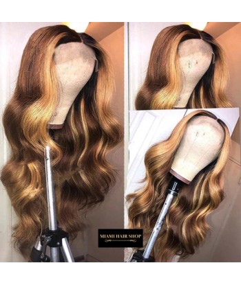 Prédécoupé Front lace 13x4" Body Wave P4/27 « prêt-à-porter » Les magasins à Paris et en Île-de-France