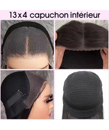 Prédécoupé Front lace 13x4" Body Wave Brun Foncé « prêt-à-porter » Vous souhaitez 