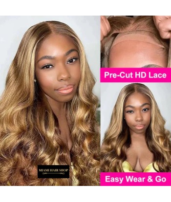 Prédécoupé Front lace 13x4" Body Wave P4/27 « prêt-à-porter » Les magasins à Paris et en Île-de-France