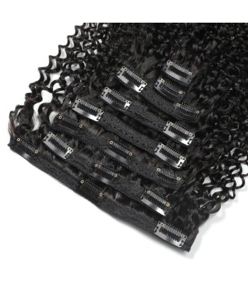 Kit Extensions à Clips Kinky Curly Noir 120 gr online