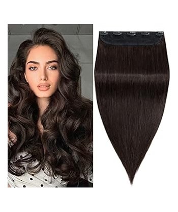 Extension à Clips Straight Brun Mono Bande Maxi Volume shop