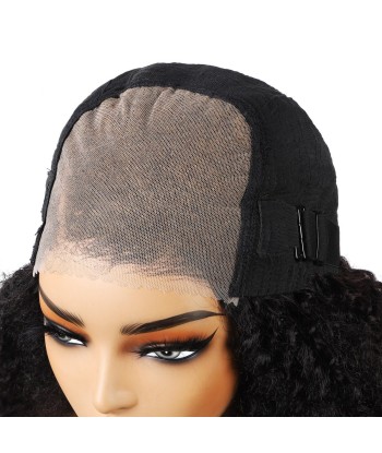 5x5 HD Lace Closure Wig Kinky Curly Sans Colle Amélioration de cerveau avec