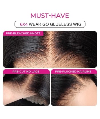 Perruque Body Wave Chatain Méché Blond Sans Colle Pré-Coupée vente chaude votre 